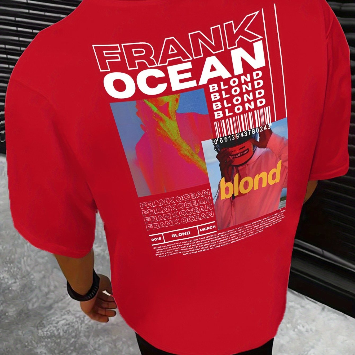 FRANK OCEAN Print Tee Shirt, Tees for Men, Casual Short Sleeve T-shirt for Summer