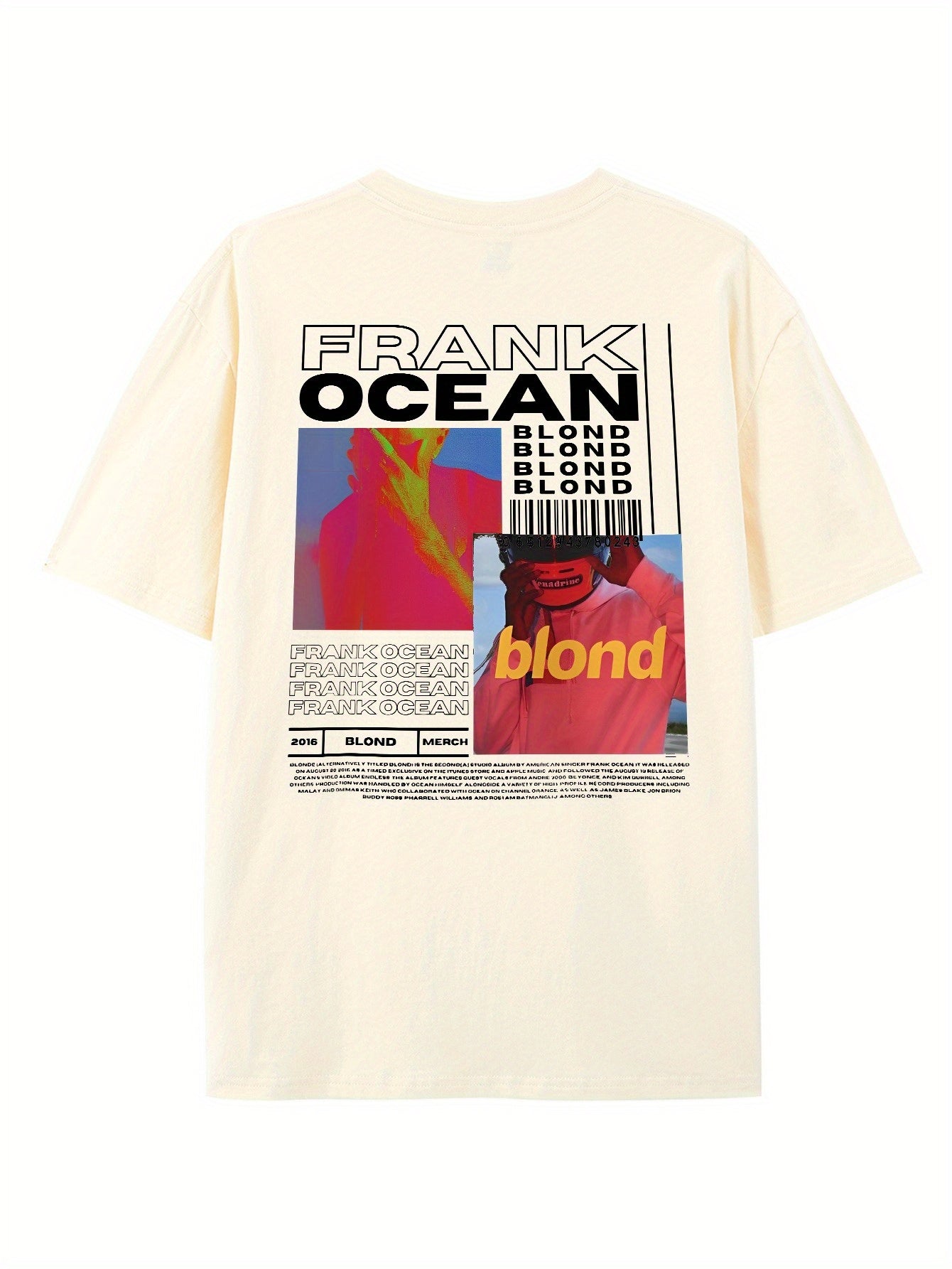 FRANK OCEAN Print Tee Shirt, Tees for Men, Casual Short Sleeve T-shirt for Summer