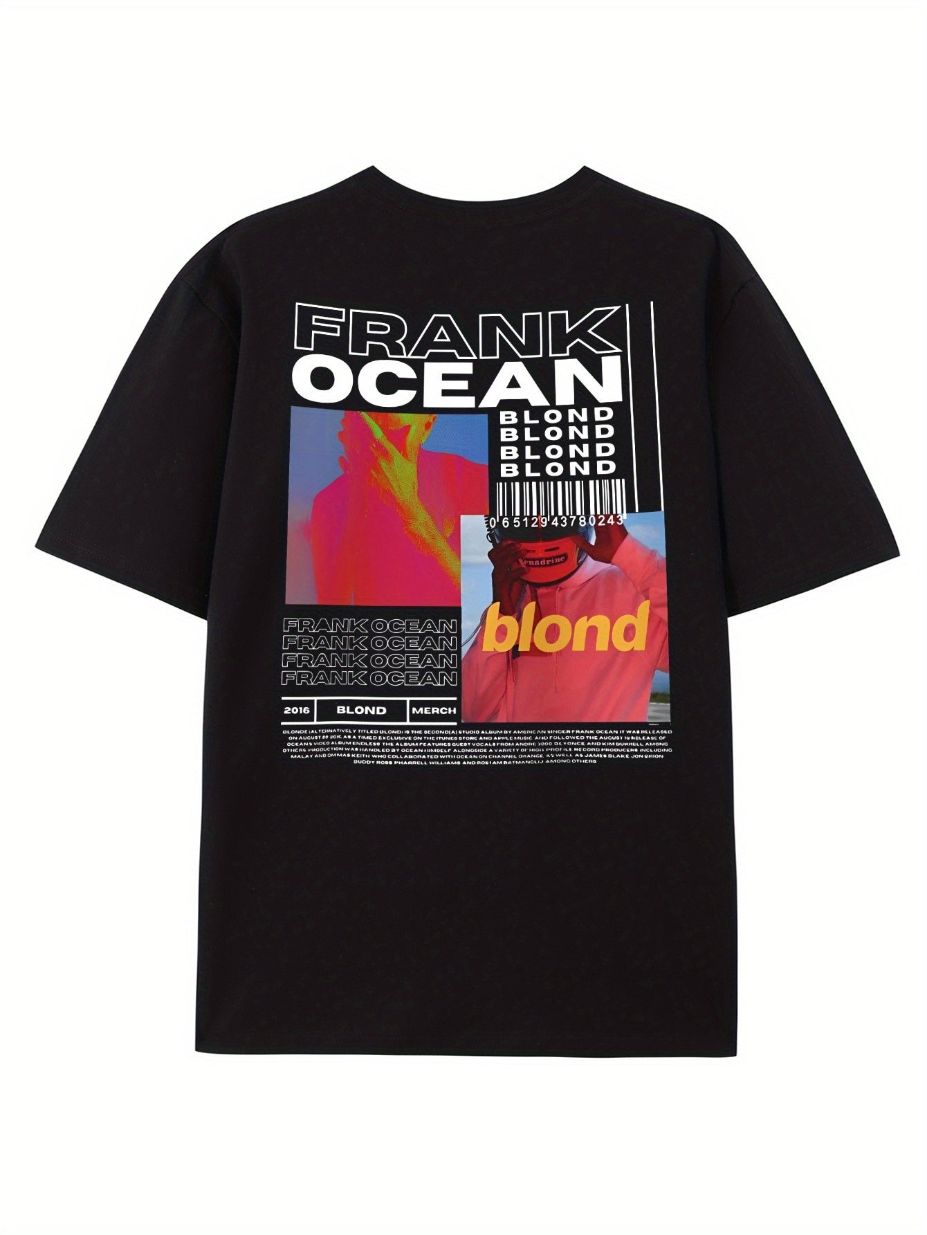FRANK OCEAN Print Tee Shirt, Tees for Men, Casual Short Sleeve T-shirt for Summer