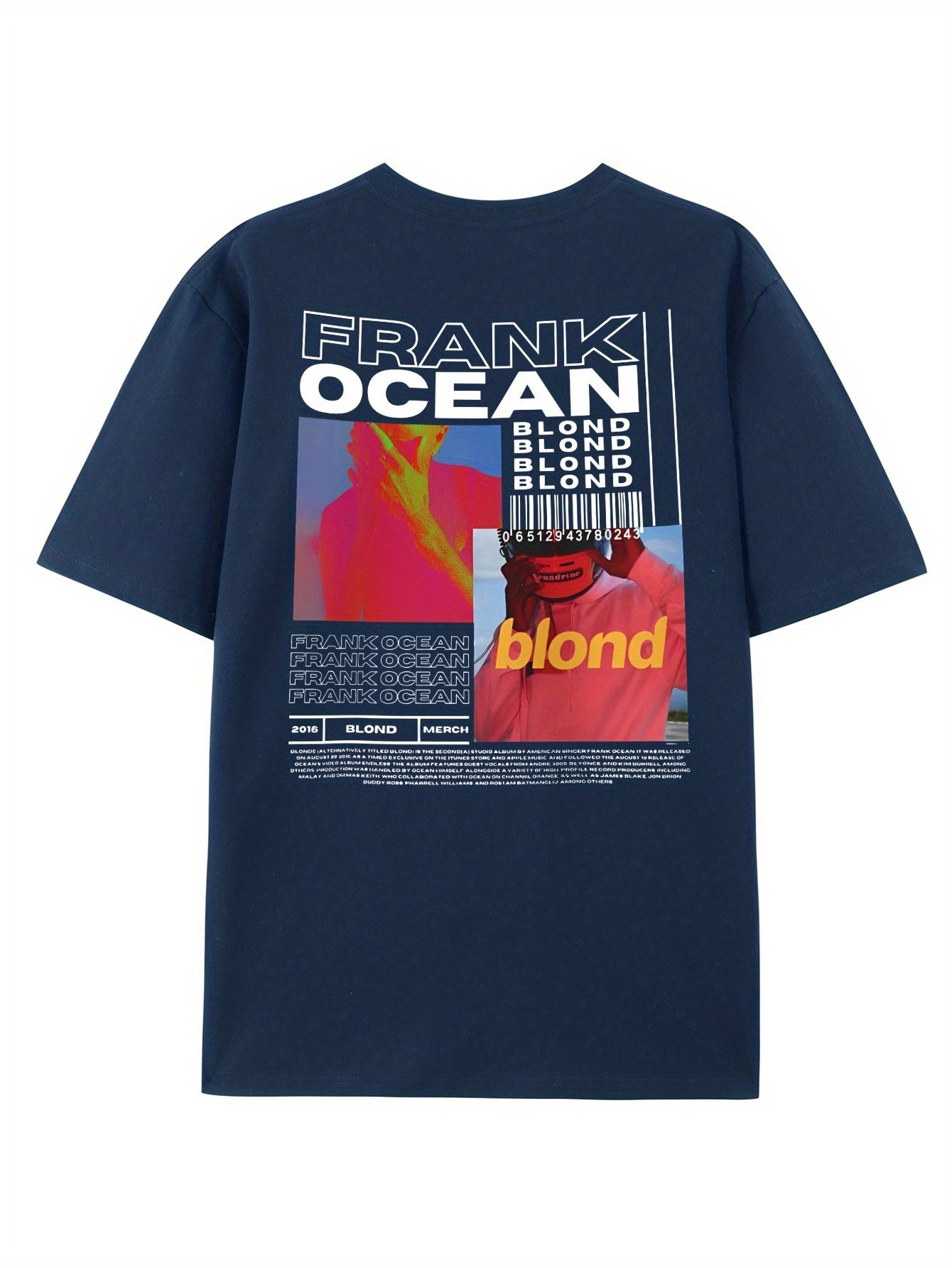 FRANK OCEAN Print Tee Shirt, Tees for Men, Casual Short Sleeve T-shirt for Summer