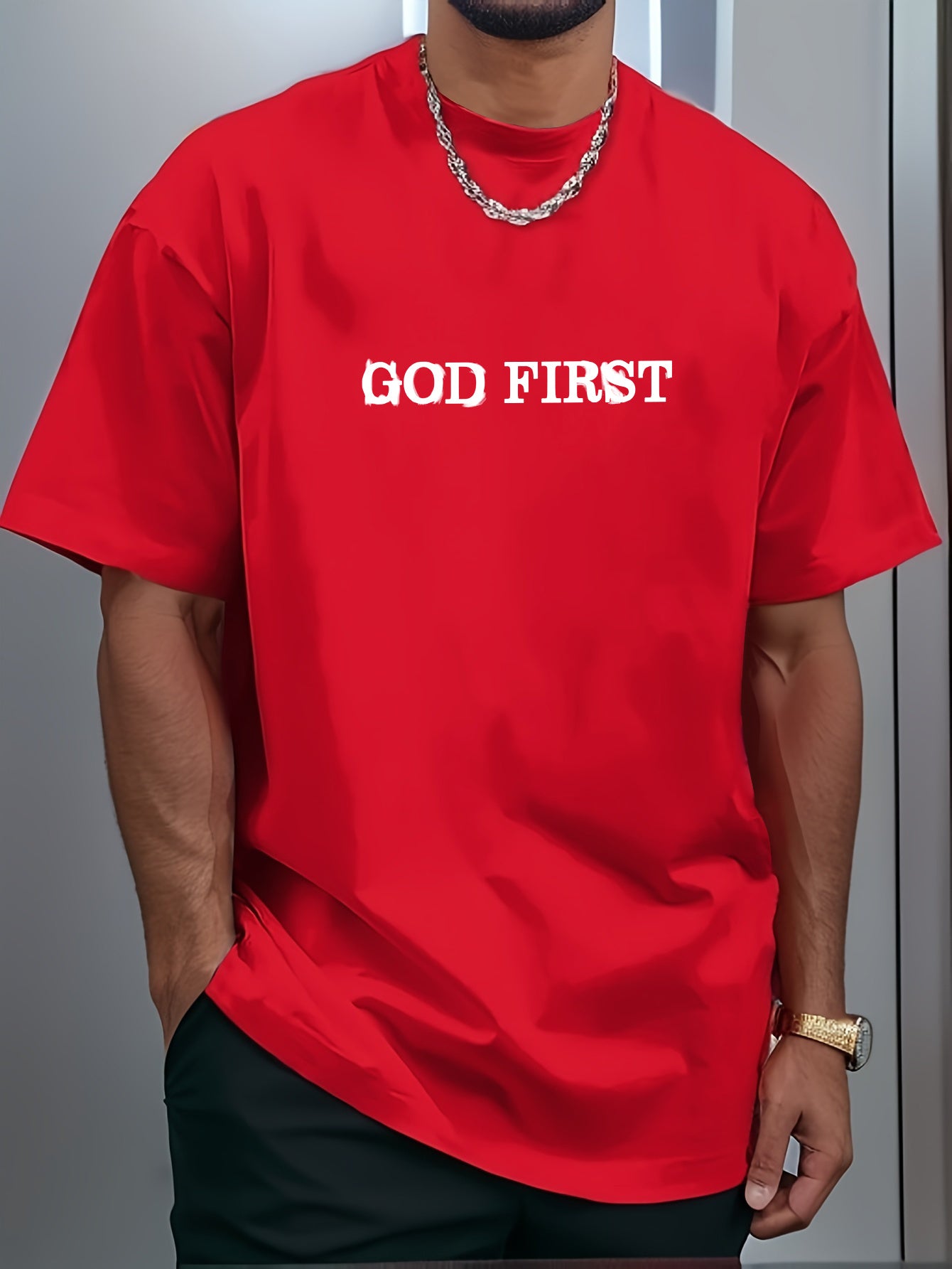 Men's 100% Cotton Graphic T-Shirt - Super Soft