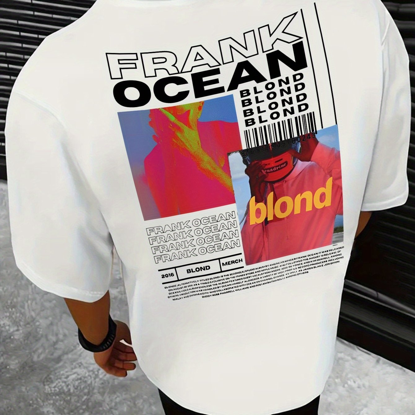 FRANK OCEAN Print Tee Shirt, Tees for Men, Casual Short Sleeve T-shirt for Summer