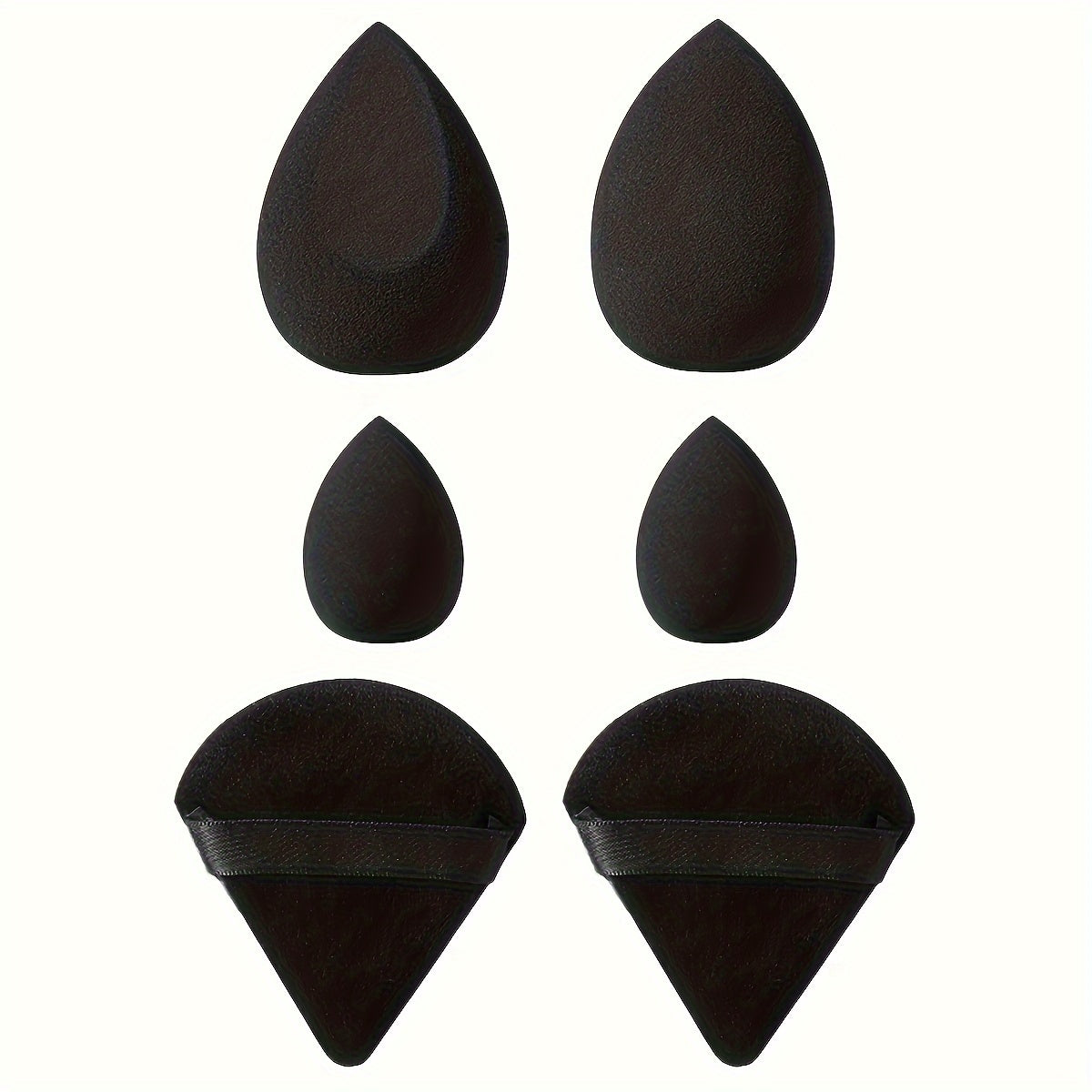 Versatile Makeup Sponge Set - 12pcs Kit for Flawless Foundation Application