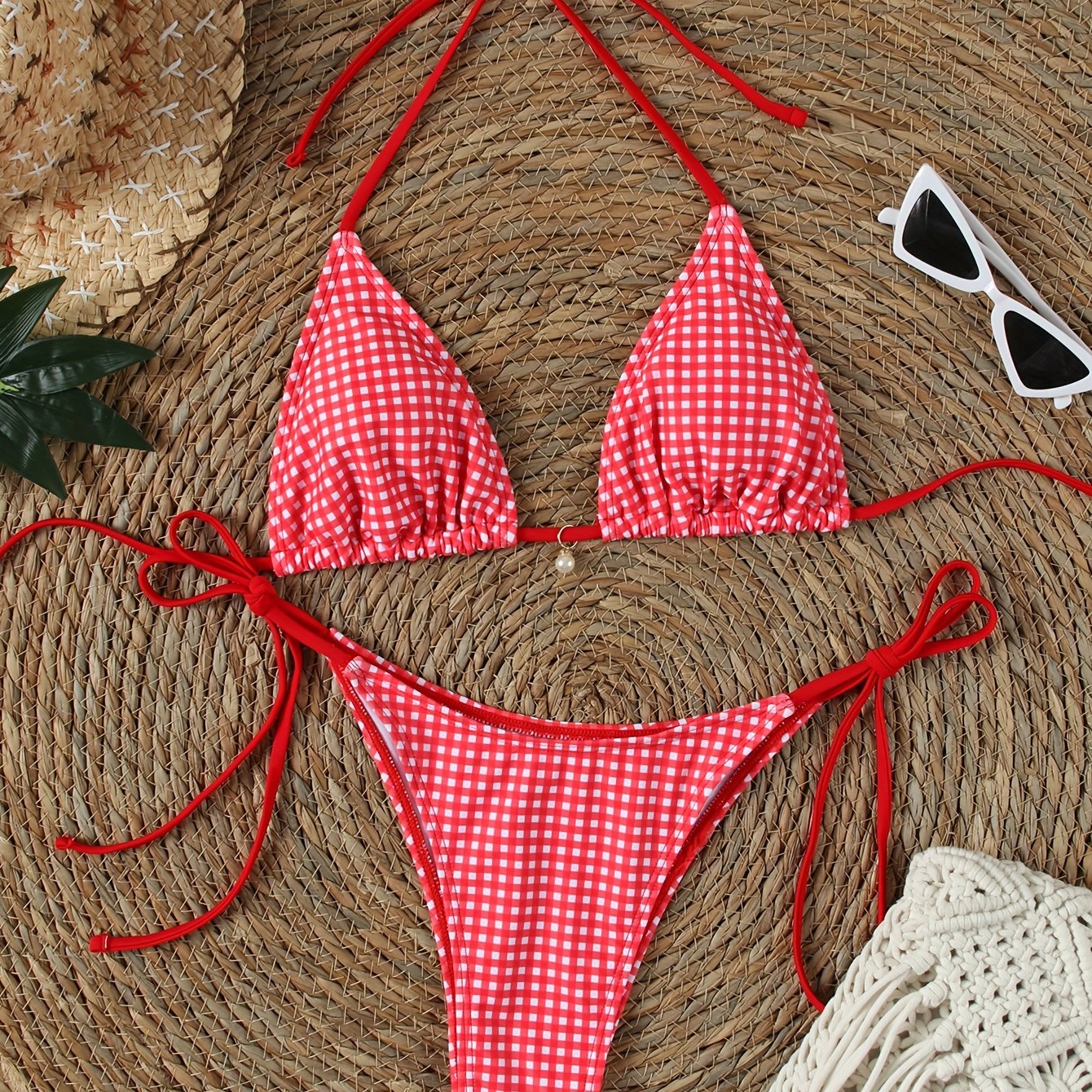 New Multi-color Bikini Strap Neck Bikini Sexy