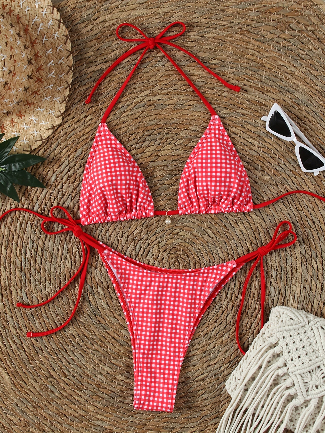 New Multi-color Bikini Strap Neck Bikini Sexy