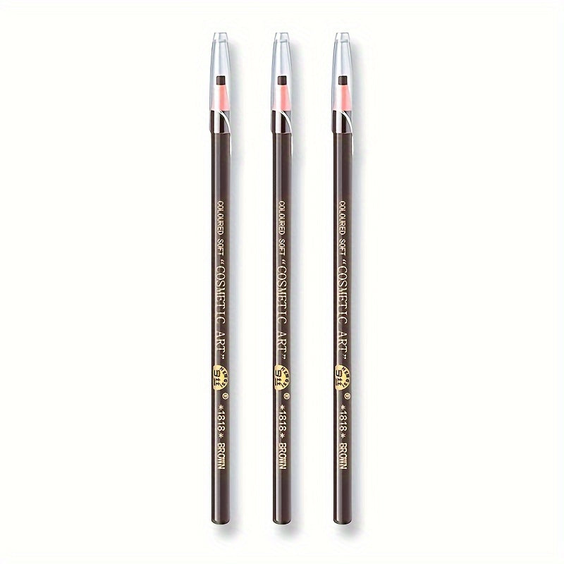 3pcs Waterproof & Sweatproof Eyebrow Pencils