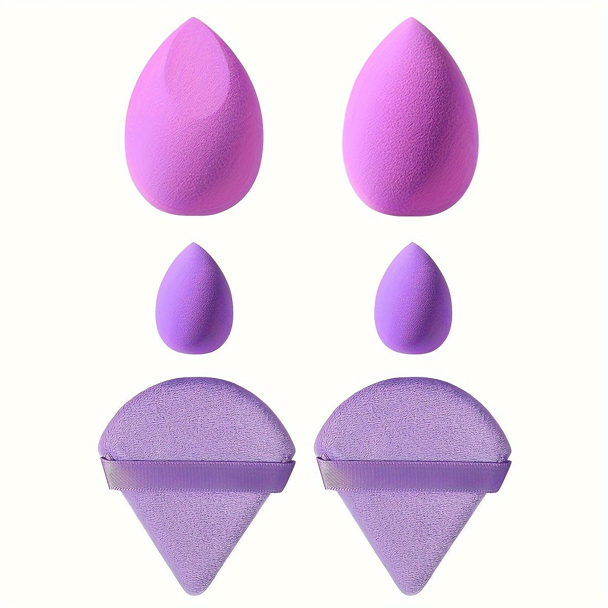 Versatile Makeup Sponge Set - 12pcs Kit for Flawless Foundation Application