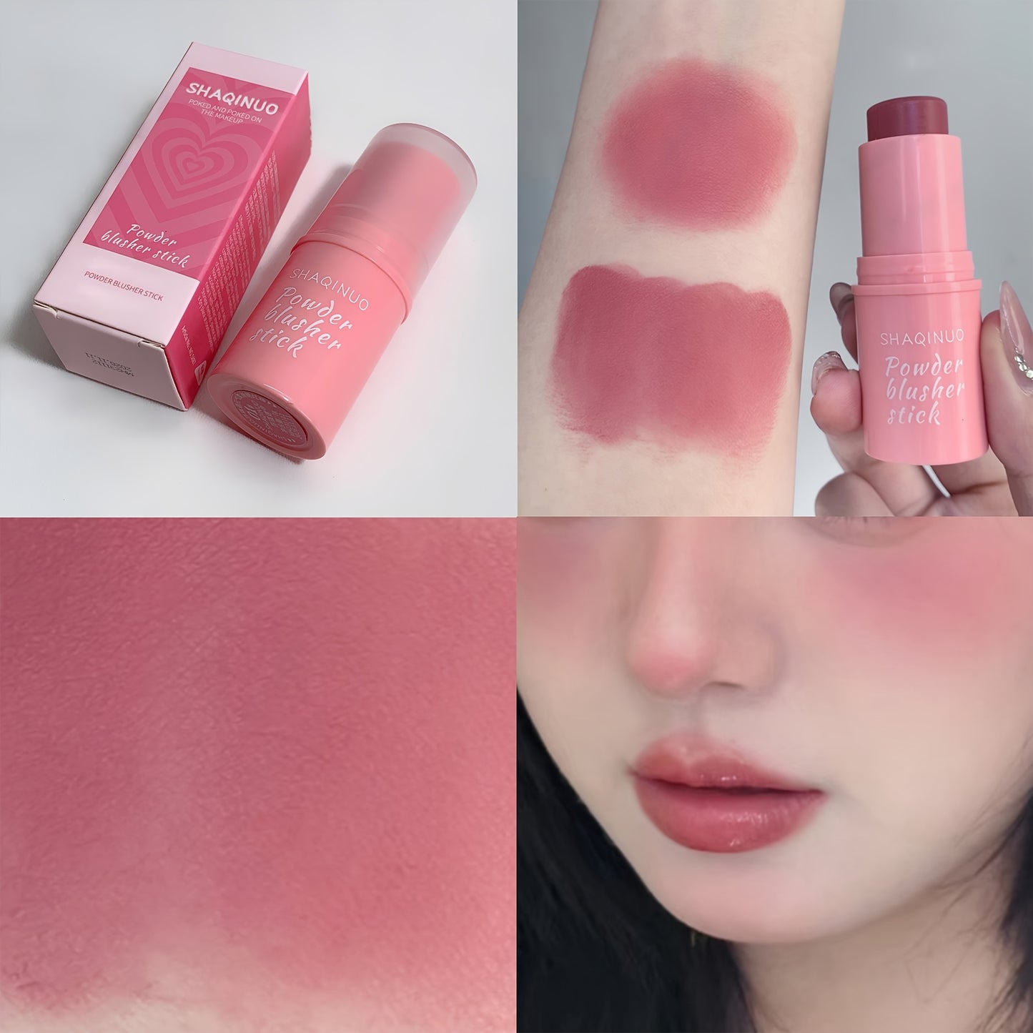 3pcs Radiant Glow 3-in-1 Blush Stick - Waterproof