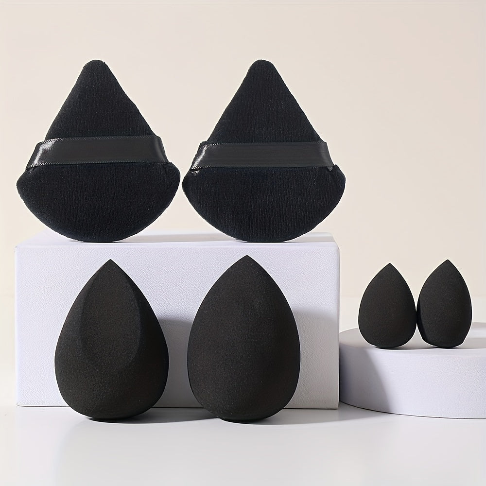 Versatile Makeup Sponge Set - 12pcs Kit for Flawless Foundation Application