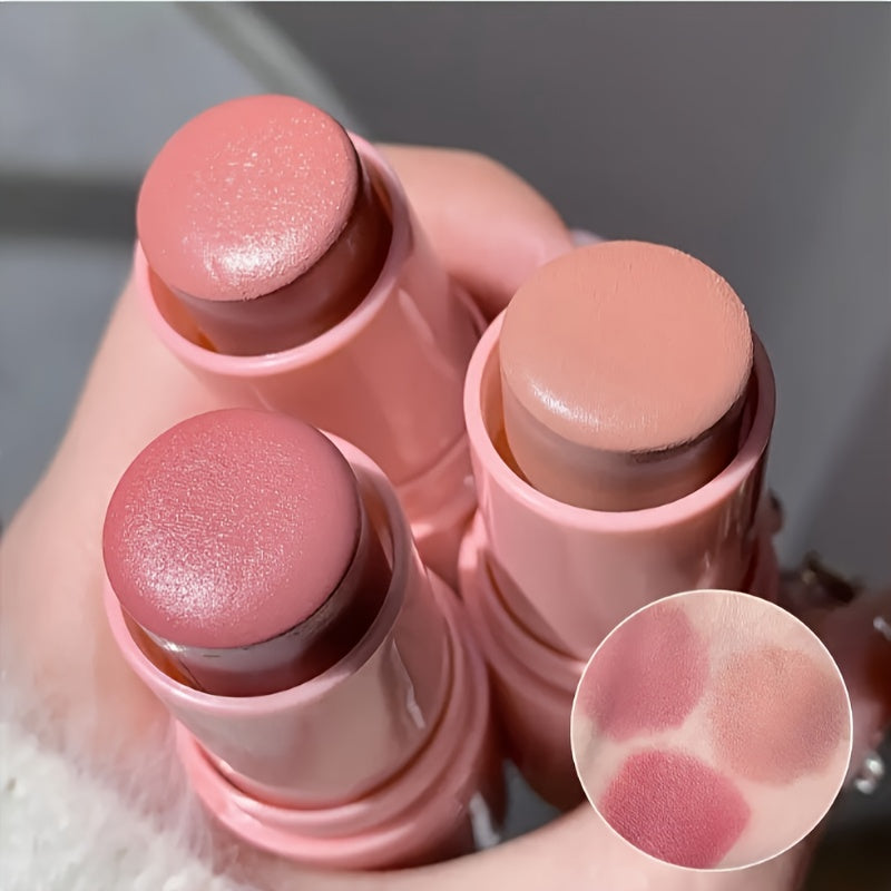 3pcs Radiant Glow 3-in-1 Blush Stick - Waterproof