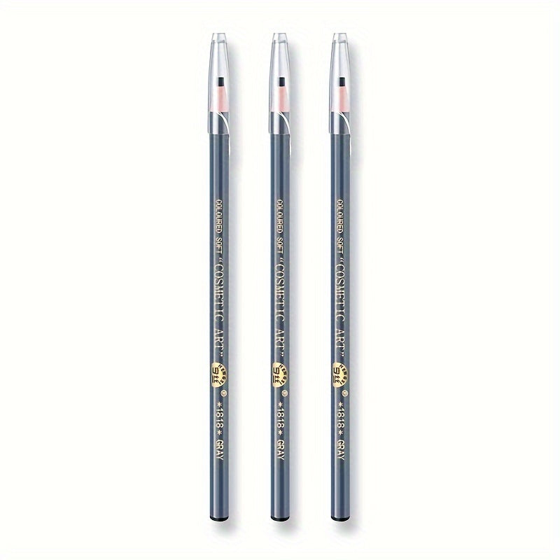 3pcs Waterproof & Sweatproof Eyebrow Pencils